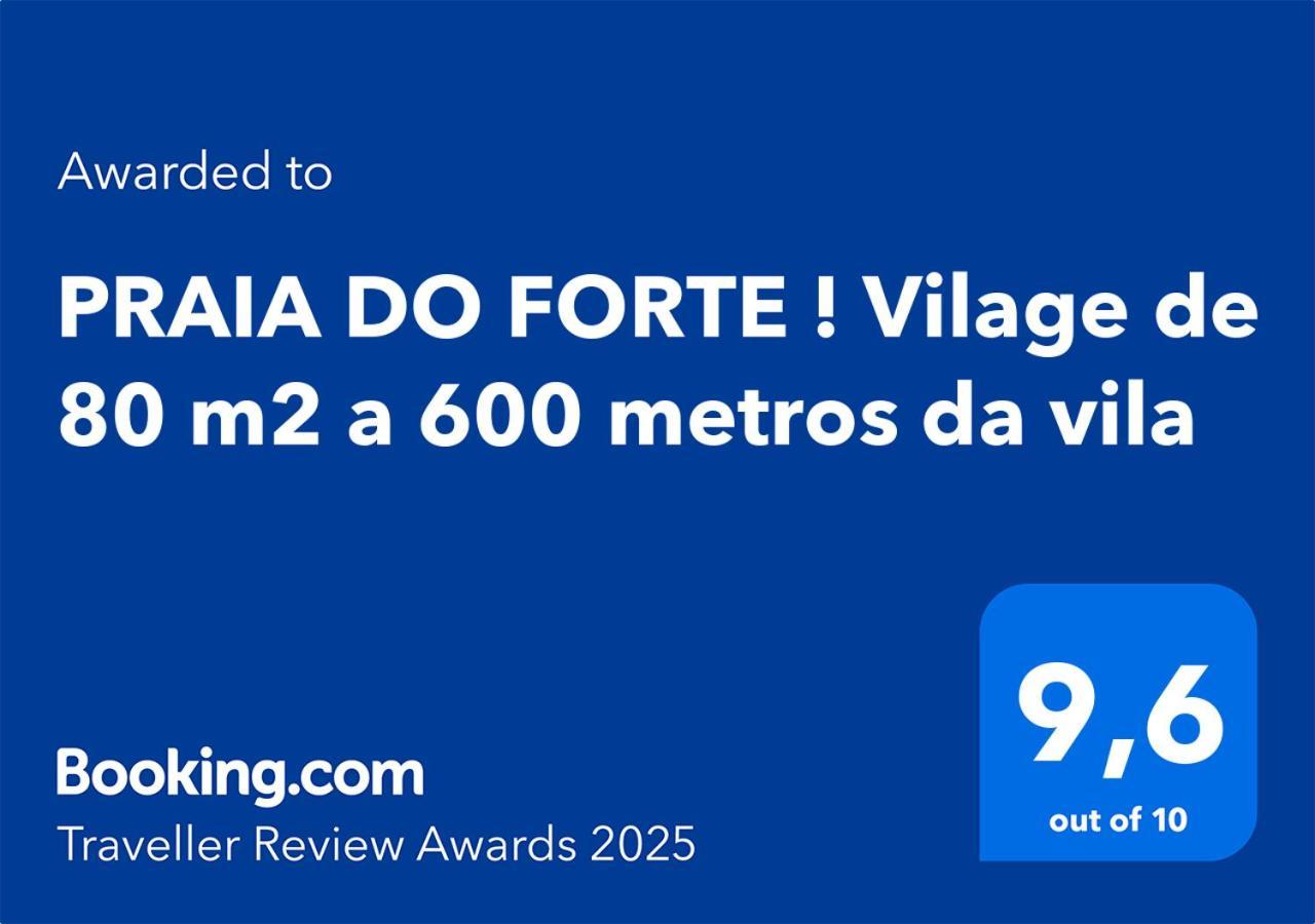 Praia Do Forte ! Vilage De 80 M2 A 600 Metros Da Vila 마타드상주앙 외부 사진